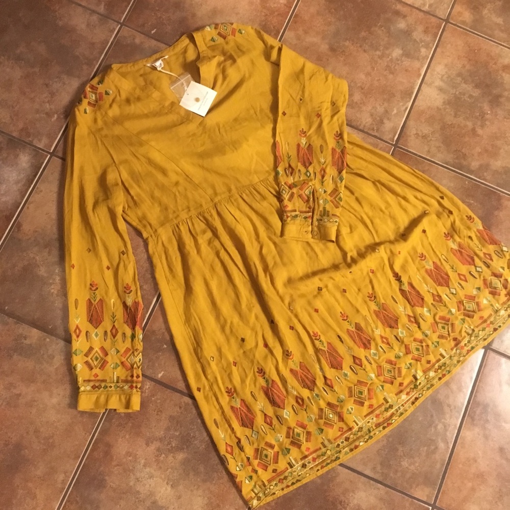 beachlunchlounge Mustard Dress